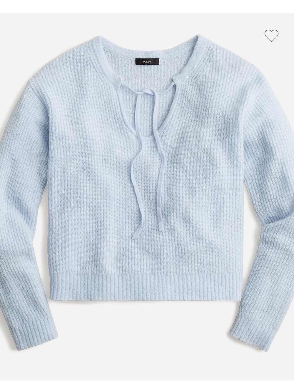 J.Crew Cashmere-blend bouclé tie-front beach sweater